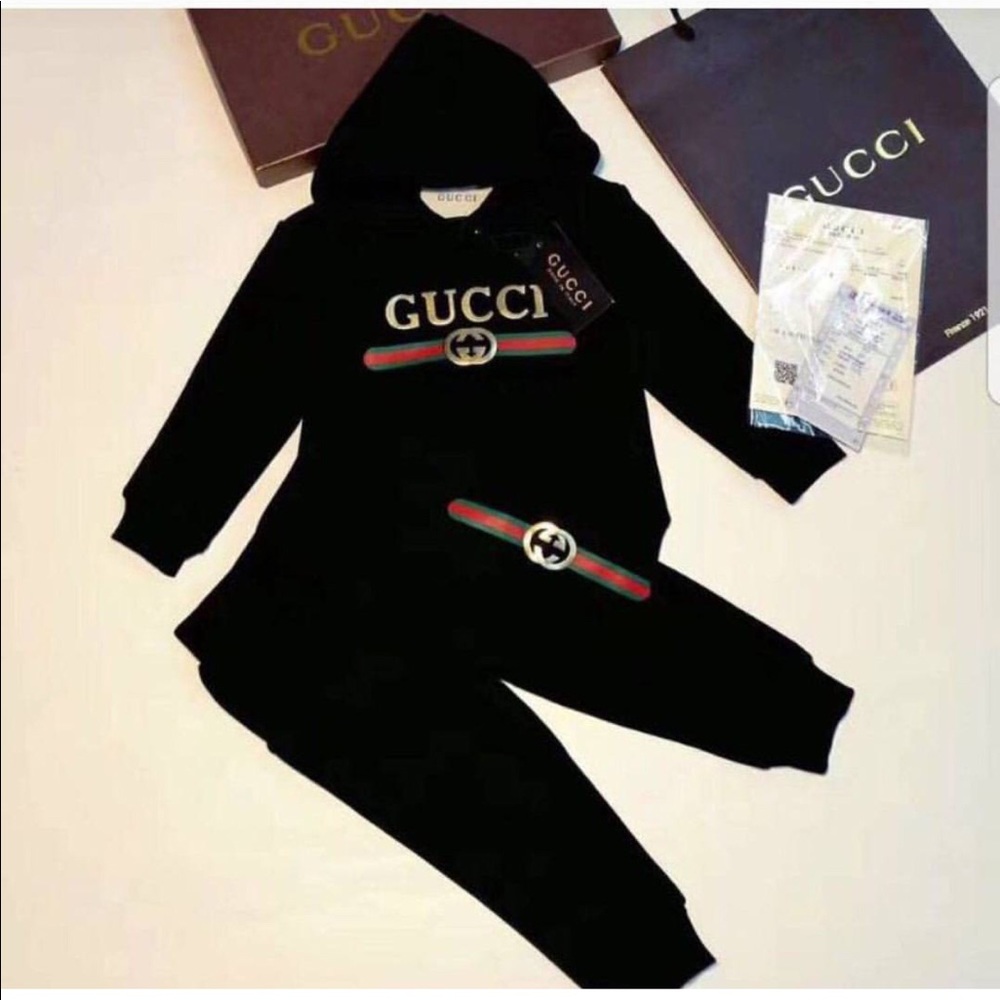 Gucci 2 pic hoodie boys